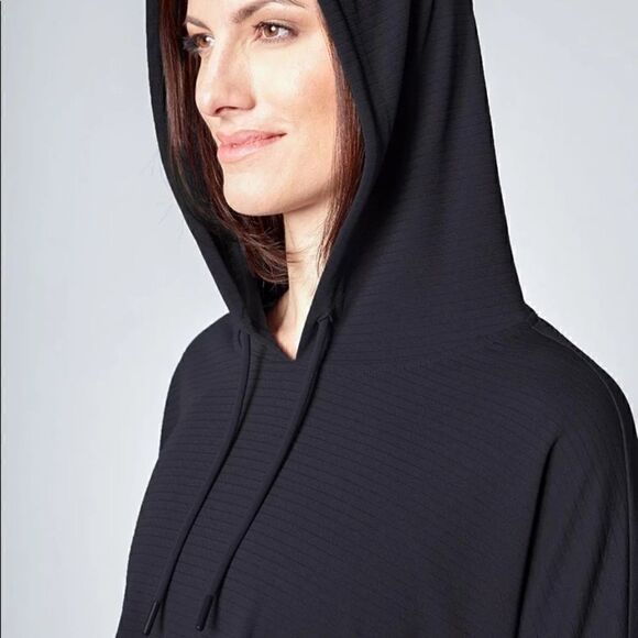 MONDETTA RIBBED Ladies PERFORMANCE HOODIE PULLOVER - Picture 4 of 9
